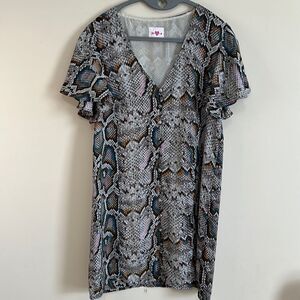 Buddy Love Ruffle Sleeve Dress